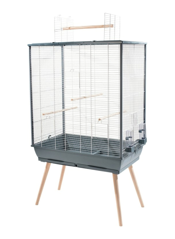 Zolux Neo Jili Bird Cage, XL, Grey/Beige