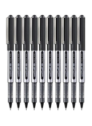 يوني بول مجموعة أقلام مايكرو آي من 10 قطع، 0.5 مم، MI-UB150-BK-10P، أسود
