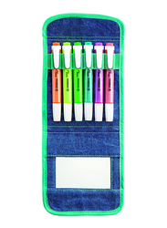 ستابيلو مجموعة أقلام تحديد جينز سوينج كول من 6 قطع، 1 ملم / 4 ملم، متعدد الألوان
