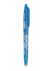 بايلوت مجموعة أقلام حبر 12 قطعة فريكسيون رولر، 0.7 مم، أزرق فاتح