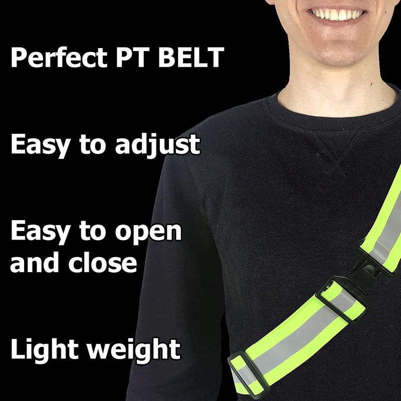 هاي فيزيبل حزام آرمي بي تي عاكس للضوء، أخضر