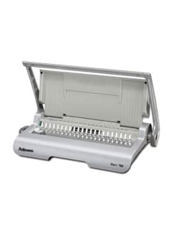 

Quick Office Fellowes Star 150 Manual Comb Binding Machine, White