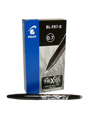 بايلوت مجموعة أقلام فريكسيون قابلة للمسح، 12 قطعة، 0.7 ملم، أسود