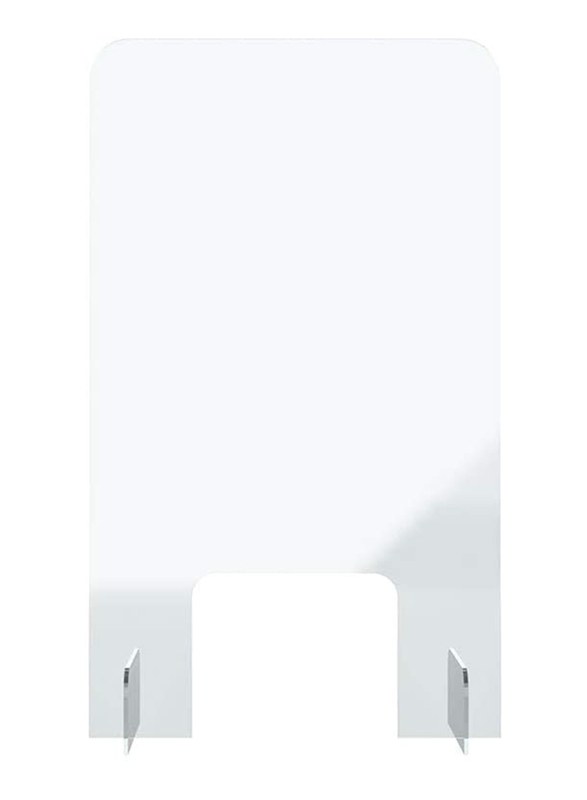 ماغنتوبلان، لوح أكريليك واقي من العطس والسعال والبصاق، 50 × 85 سم، شفاف