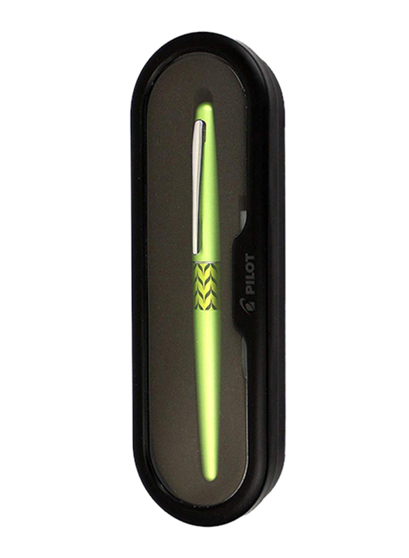 Pilot Metropolitan Fountain Pen, 1.0mm Stub Nib, Retro Pop Green, Black