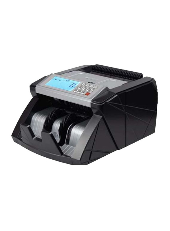Hitech Ultraviolet Magnetic Infrared Detection Cash Counting Machine, BC5520, Black/Grey