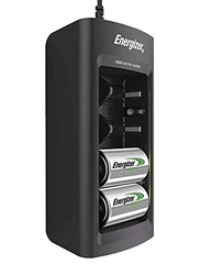 Energizer Rechargeable Batteries Universal Charger, Black