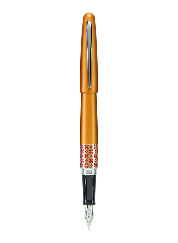 Pilot Ball Point Pen Gift Box, 1mm, 91942, Orange, Charcoal Grey