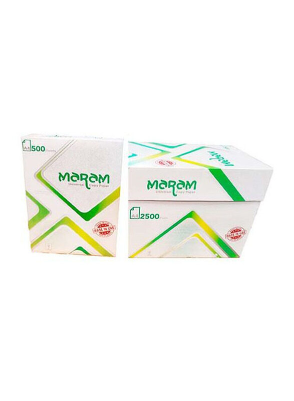 

Maram Photocopy Paper, A4 Size, 5 Ream, White