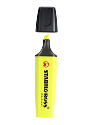 Stabilo Boss Original Fluorescent Highlighter, 2mm/5mm, Yellow