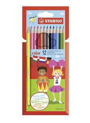 ستابيلو أقلام تلوين، 12 قطعة، ألوان متعددة