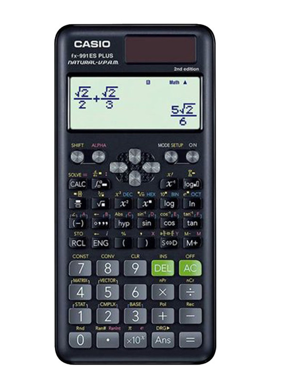 Casio Plus Scientific Calculator, FX-991ES, Black