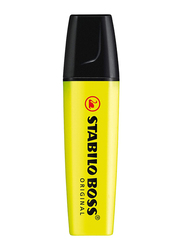 Stabilo 4-Piece Boss Original Highlighter Pen Set, 2mm/5mm, Yellow