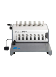 Eagle Spiral Super 21 E Plus Binding Comb-Electric Machine, Grey