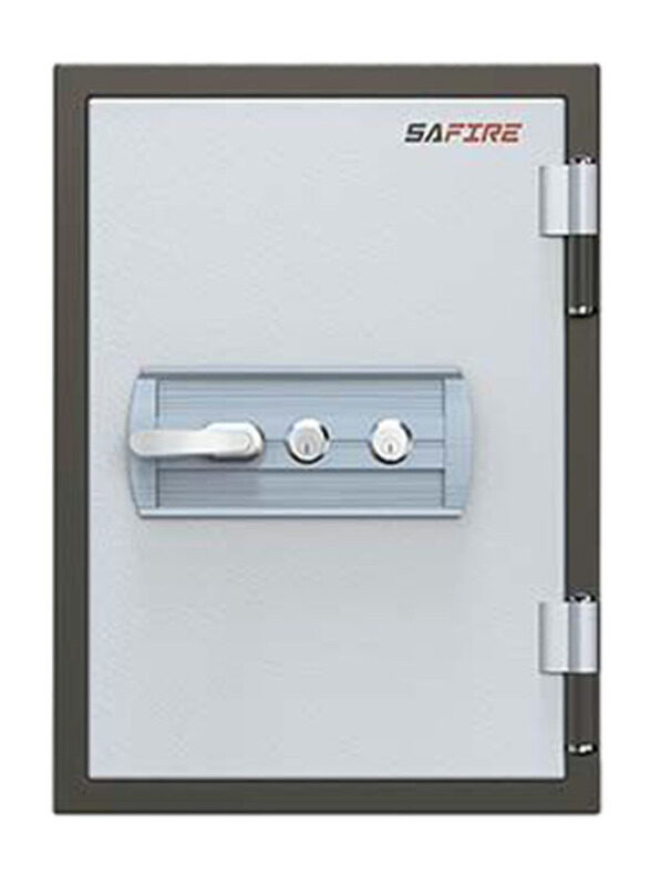 

Safire Vertical Fire Resistant Safe with 1 Shelf, FR 30-1EL+ 1KL, Grey