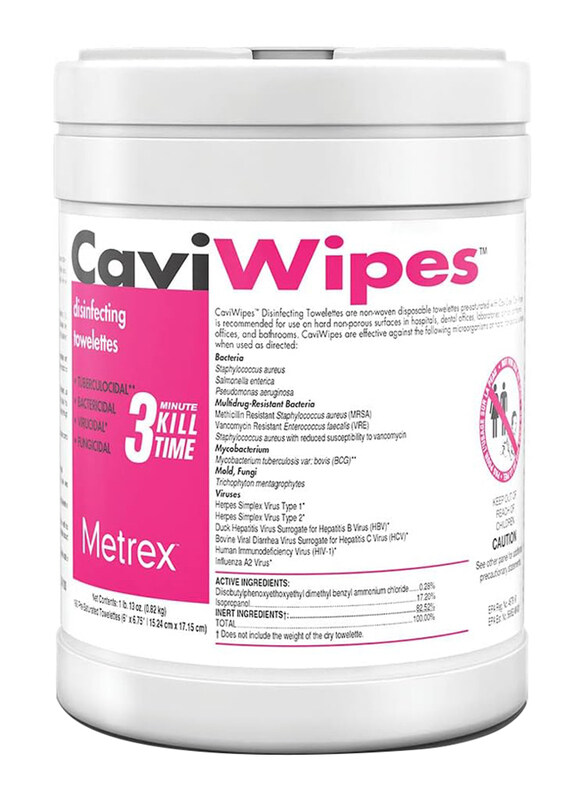 

Metrex Caviwipes Disinfecting Towelettes Canister Wipes, 160 Count