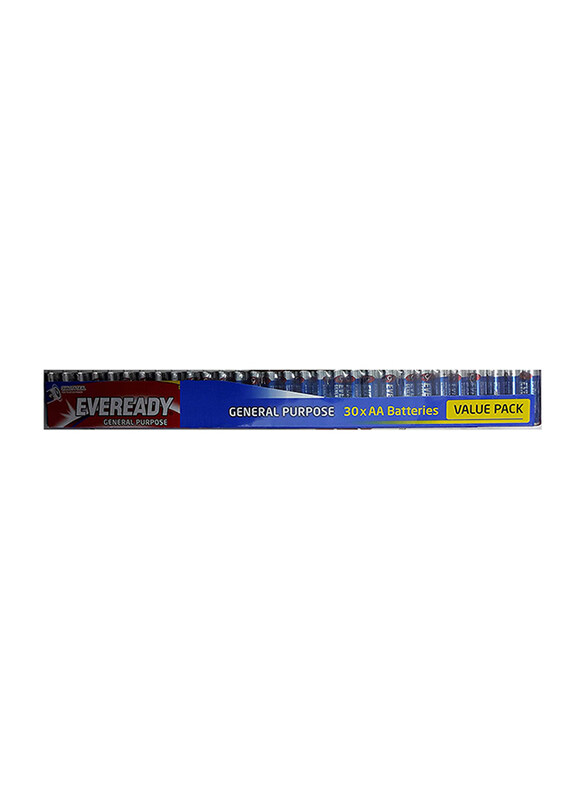 

Eveready 30-Piece AA Batteries Set, Blue