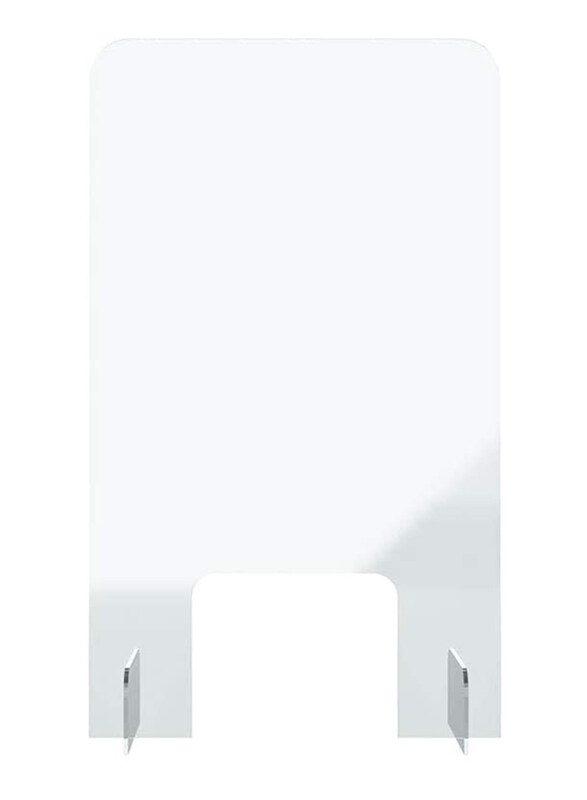

Magnetoplan Sneeze Cough and Spit Protection Acylic Counter, 50 x 85cm, Clear