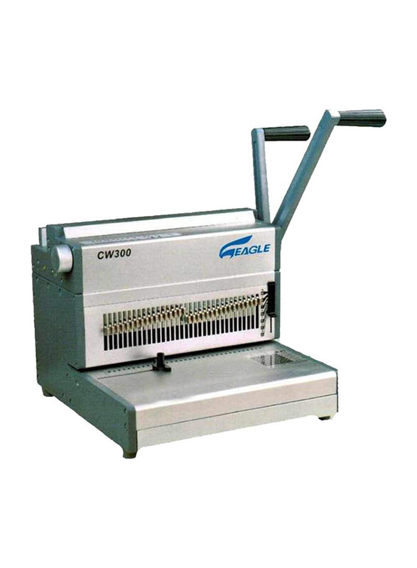 

Eagle 3:1 Wire-Manual 34 Pin Binding Machine, CW300, Grey/Silver