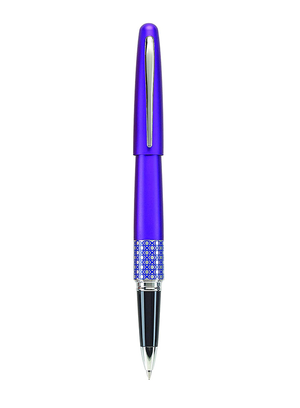 بايلوت قلم حبر جاف بعلبة هدية، 1 مم، 91942، أزرق، رصاصي
