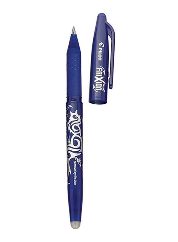 Pilot 6-Piece Frixion Ball Erasable Fine Point Gel Pens, 0.7mm, Blue