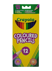 Crayola Coloured Pencils Set, CY033612, 12 Pieces, Multicolor