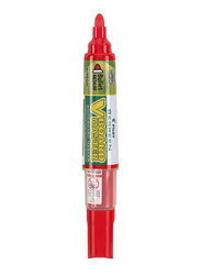 بايلوت مجموعة أقلام السبورة الرئيسية على شكل V من 12 قطعة، أحمر