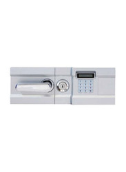 Eiko 3 Shelf 1 Drawer Fire Resistant Safe with Digital Lock and Key Lock, 704 Ekg, Light Grey