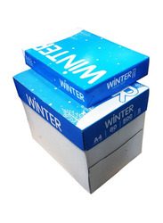 Winter A4 Photo Copy Paper, 5 Pieces, White