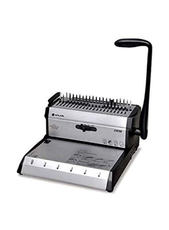 Atlas 2-in-1 Binding Machine, Silver