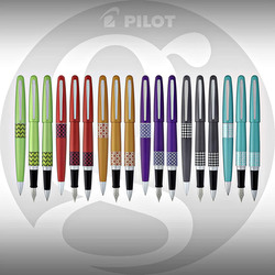 Pilot Metropolitan Fountain Pen, 1.0mm Stub Nib, Retro Pop Purple/Black