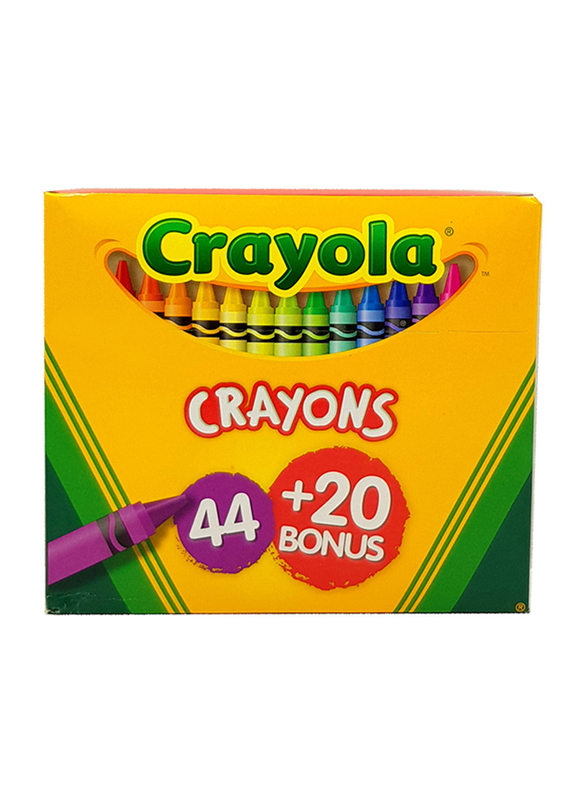 كرايولا أقلام شمع، 64 قطعة، CY520064، ألوان متعددة