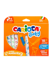 Carioca 12-Piece Baby Valorous Markers Set, Multicolor