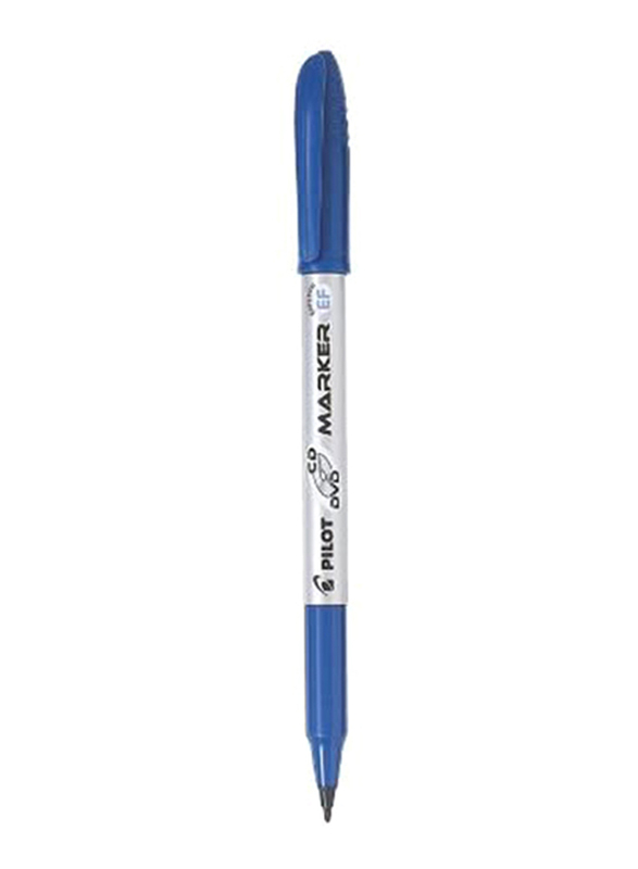 بايلوت مجموعة أقلام تخطيط الأقراص المضغوطة إكسترا فاين من 12 قطعة، أزرق