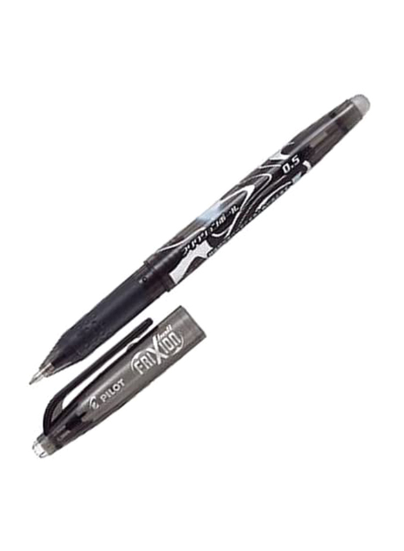 Pilot 10-Piece Frixion Fine Point Erasable Gel Ballpoint Pens, 0.5mm, Black