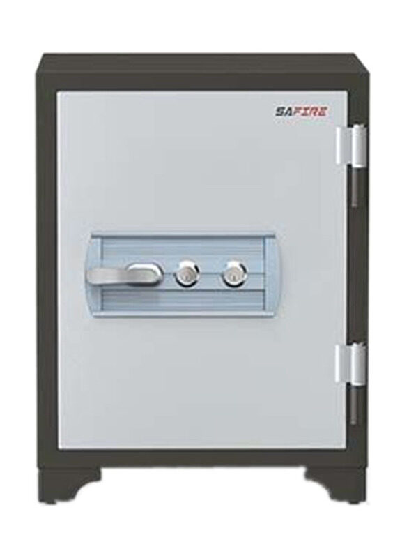 

Safire Fire Resistant Safe with 1 Shelf and 1 Drawer, FR 560-2 KL, Grey