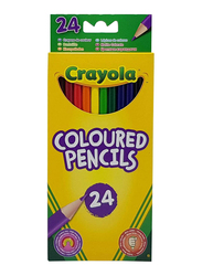 Crayola Colored Pencils Set, CY033624, 24 Pieces, Multicolor