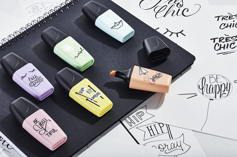 Stabilo Boss 3-Piece Mini Pastellove Highlighter Pen Set, Assorted Colours
