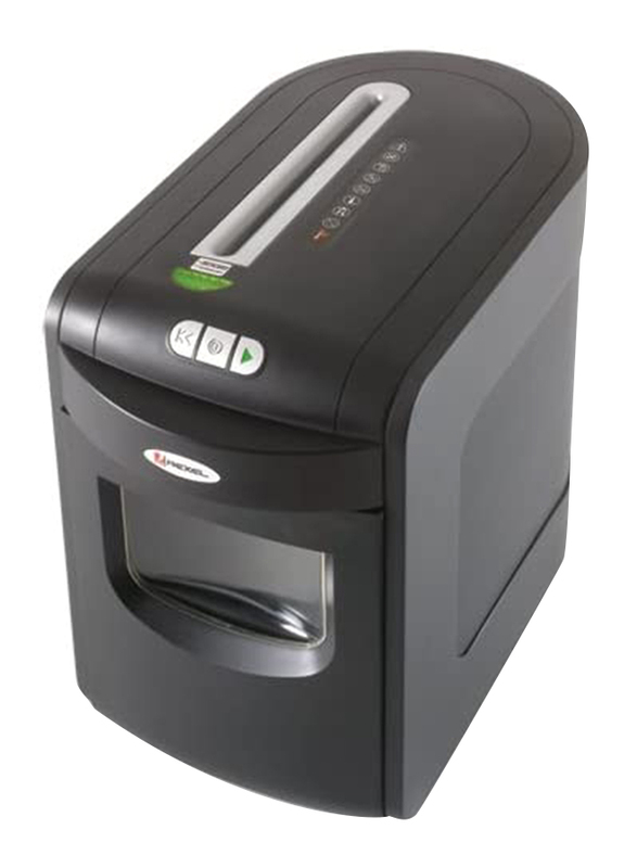 ريكسل REX 1023 10 آلة تقطيع ورق بشكل متقاطع يدوية للاستخدام الشخصي أو التنفيذي، أسود