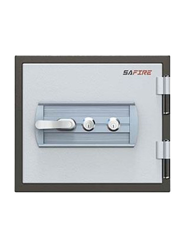 Safire Horizontal Fire Resistant Safe with 1 Shelf, FR 20-2KL, Grey