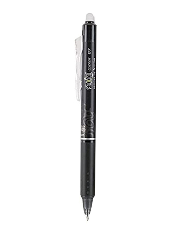 Pilot 12-Piece Frixion Clicker Erasable Gel Ink Retractable Pen Set, 7mm, 31450, Black
