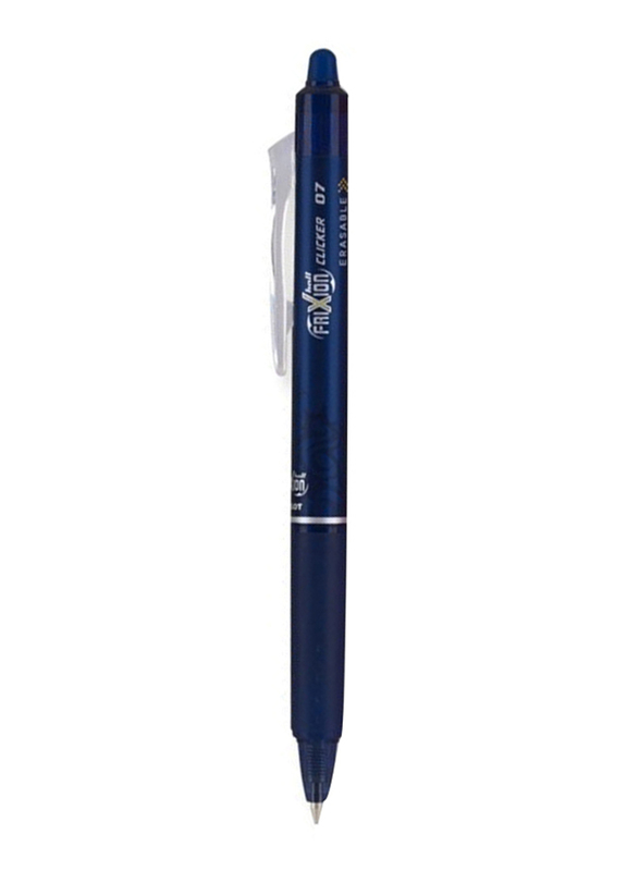 Pilot 6-Piece Frixion Clicker Retractable Erasable Fine Point Gel Pens, Navy Blue
