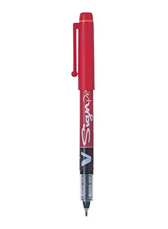 بايلوت طقم أقلام حبر سائل مكون من 12 قطعة، أحمر