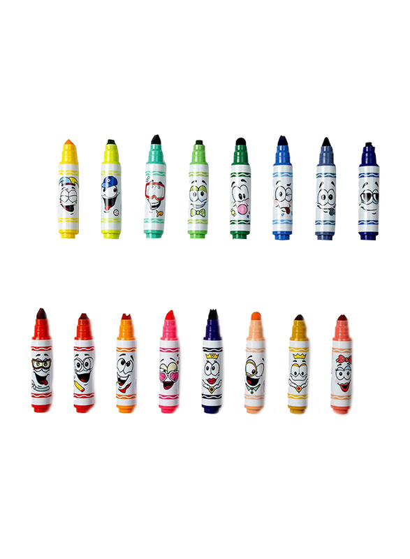 كرايولا أقلام تلوين 16 قطعة قابلة للغسل، 58-8709، عدة ألوان