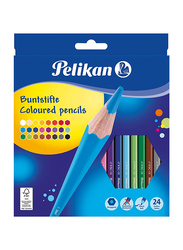 بيليكان طقم أقلام تلوين سداسية، 24 قطعة، ألوان متعددة