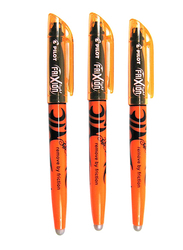بايلوت مجموعة أقلام تحديد فريكسيون قابلة للمسح من 12 قطعة، برتقالي
