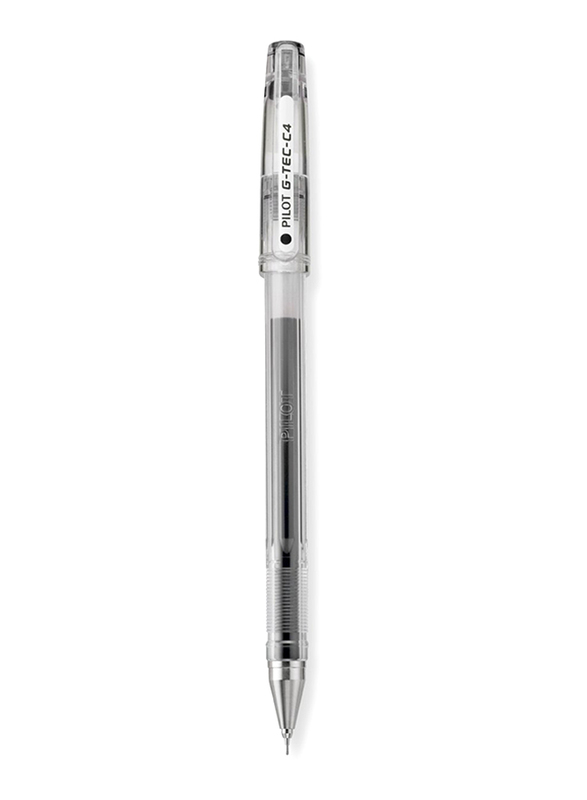 Pilot 12-Piece Gel Ink Ultra Fine Point Rollerball Pen Set, 0.4mm, G-Tec C4, Black