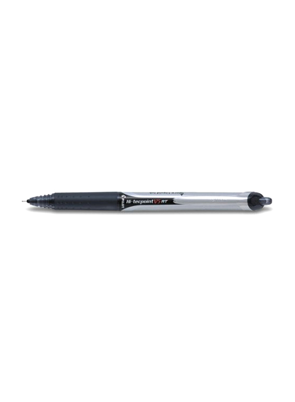 بايلوت مجموعة أقلام حبر سائل قابلة للسحب، 12 قطعة، 0.5 مم، BXRT-V5.0، أسود