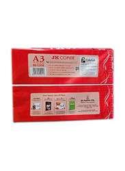 JK Copier Printing Paper, 80 GSM, A3 Size, 5 Ream, White