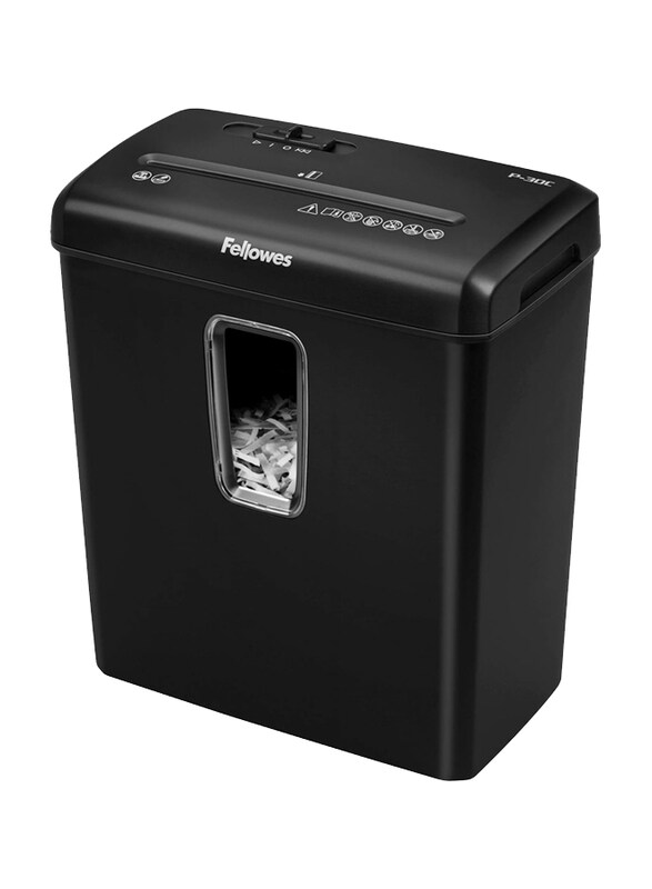 

Fellowes P30c Cross Cut Shredder, Black
